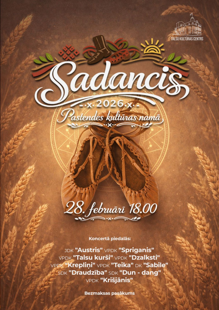 Deju kolektīvu sadancis. Afiša