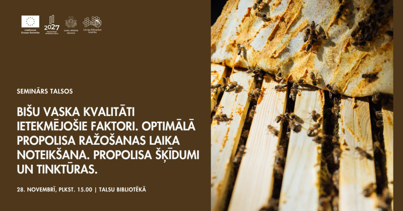 Semināra biškopjiem afiša