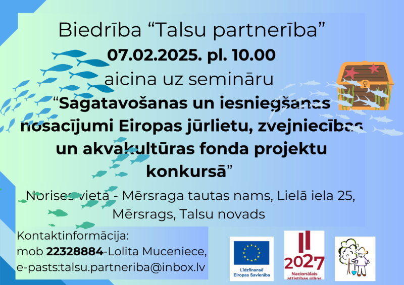 Seminārs par EJZAF projektiem