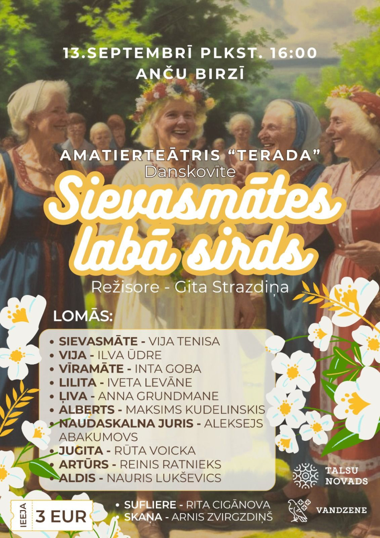 Teātra izrāde. Sievasmātes labā sirds
