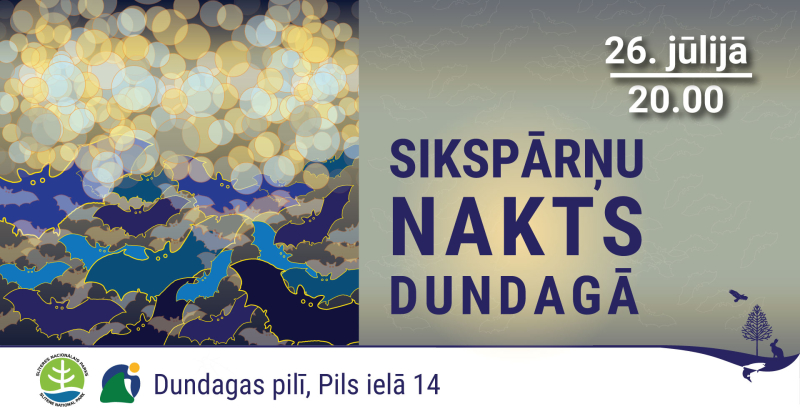 Sikspārņu nakts Dundagā afiša