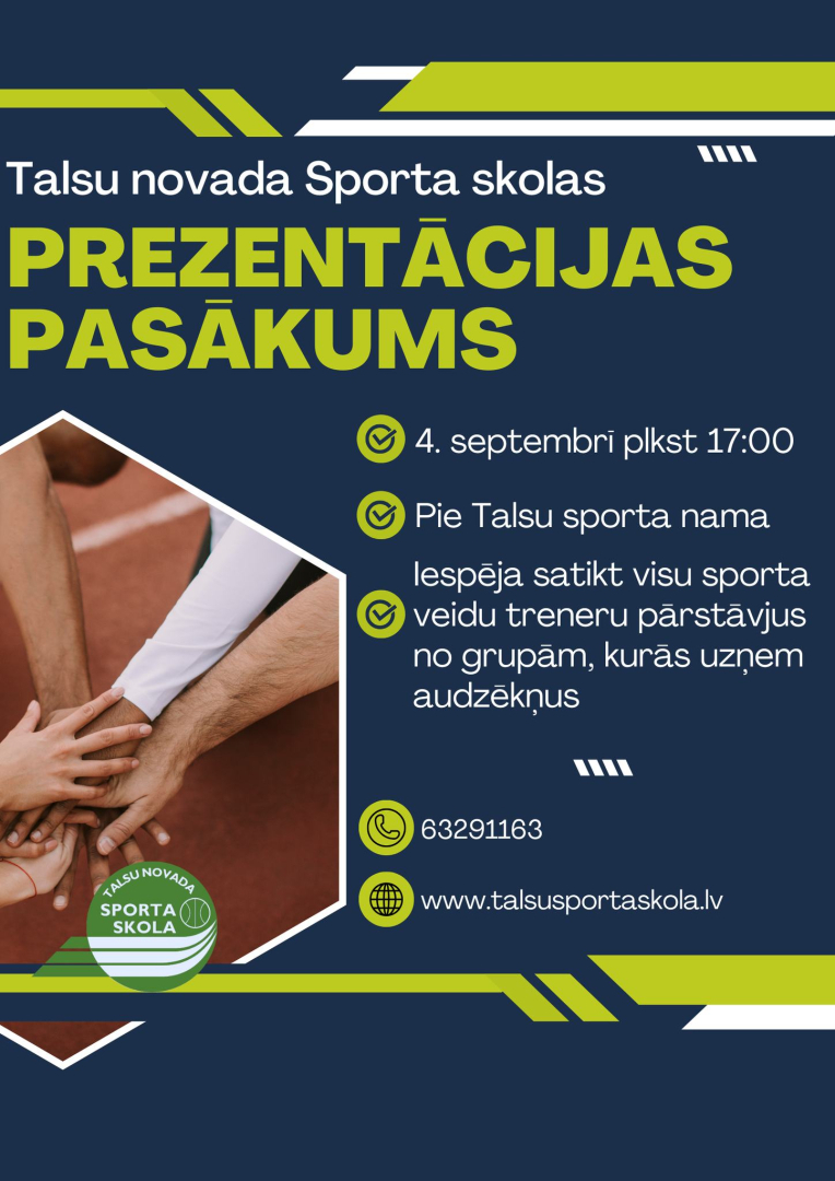Sporta skolas prezentācijas pasākums