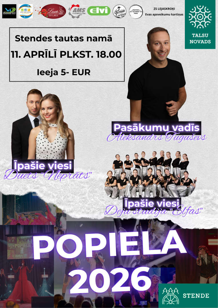 Stendes popielas afiša