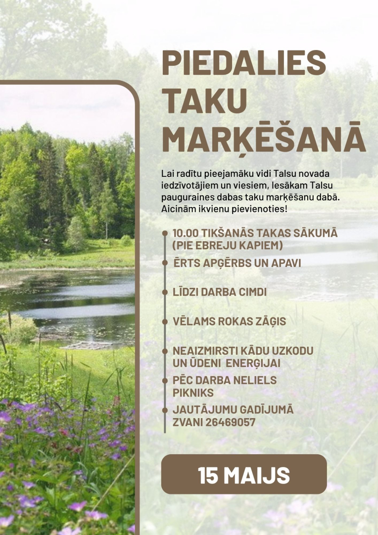 Piedalies taku marķēšanā