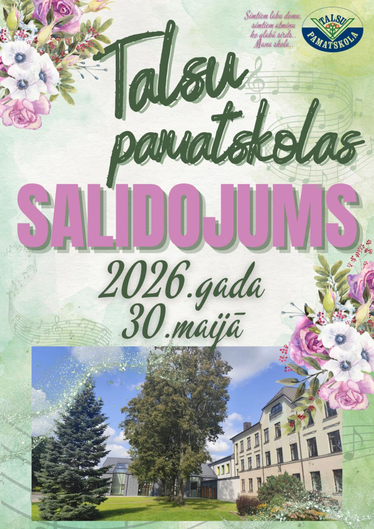 Talsu pamatskolas salidojuma afiša