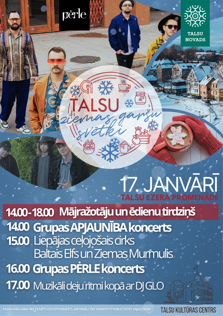 Talsu ziemas garšu svētku afiša