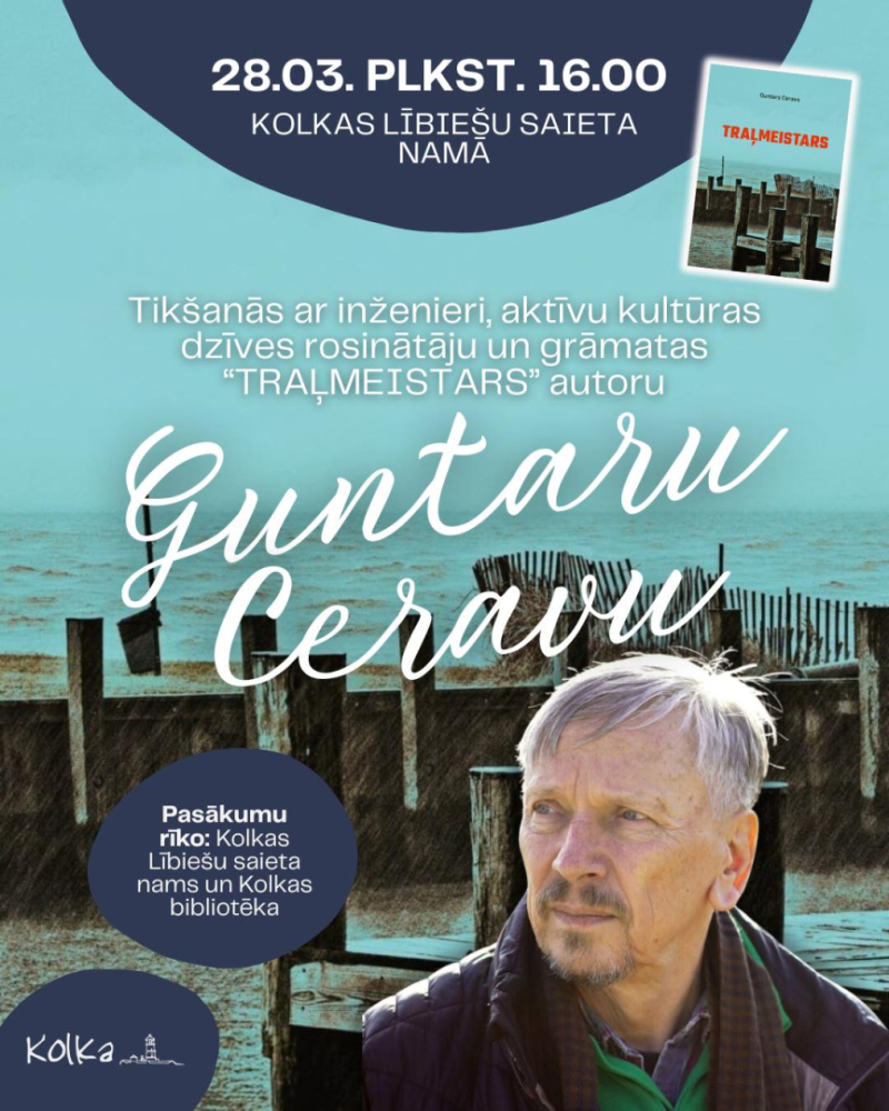 Tikšanās ar Guntaru Ceravu afiša