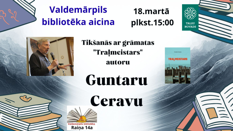 Tikšanās ar Guntaru Ceravu afiša