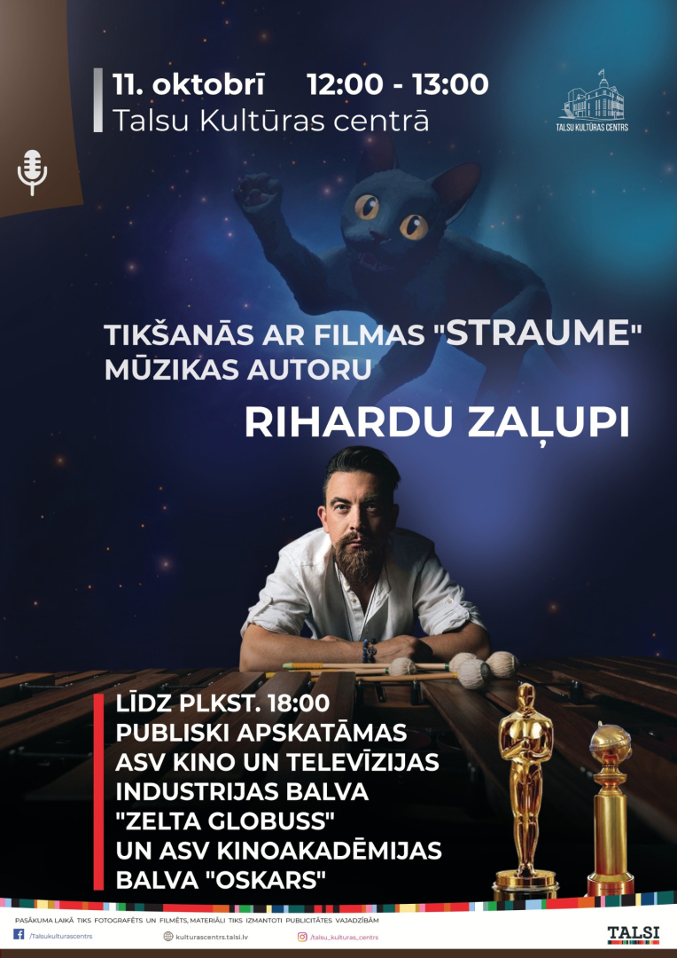 Tikšanās ar Rihardu Zaļupi afiša