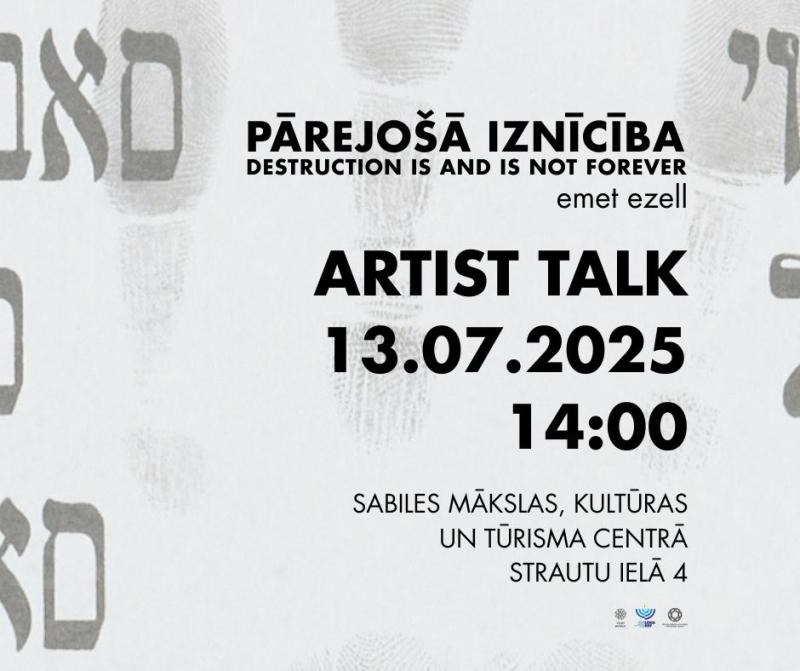 Tikšanās ar izstādes Pārejošā iznīcība autoru