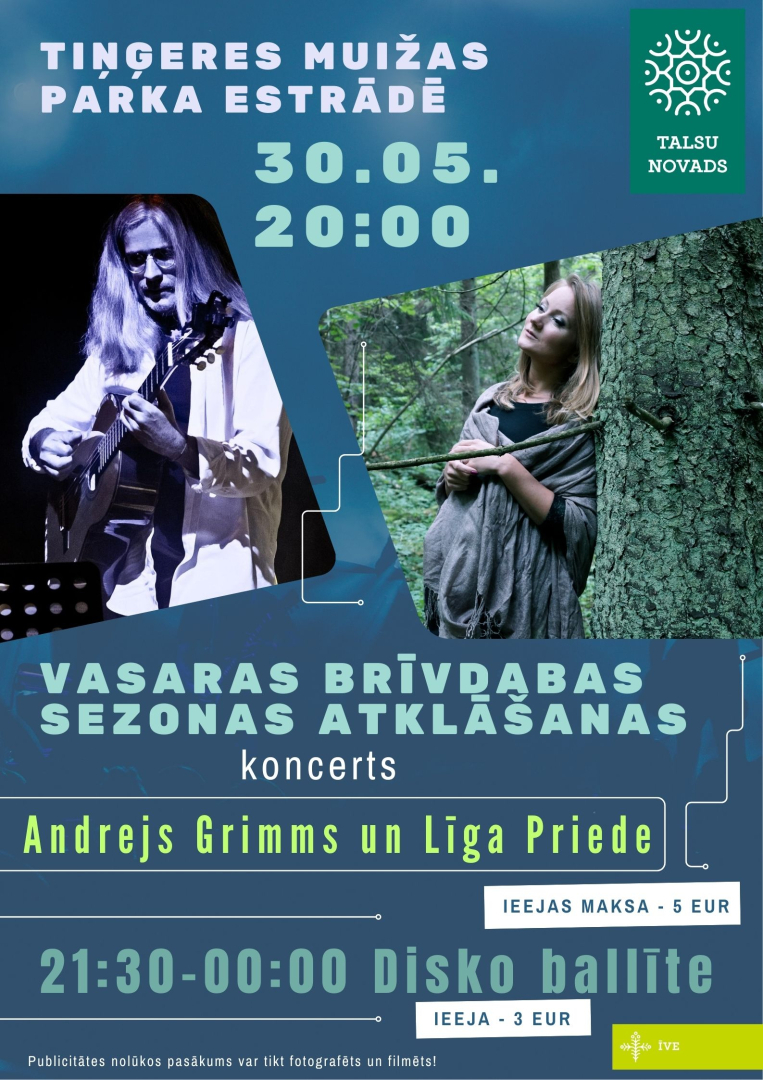 Vasaras brīvdabas sezonas atklāšanas afiša