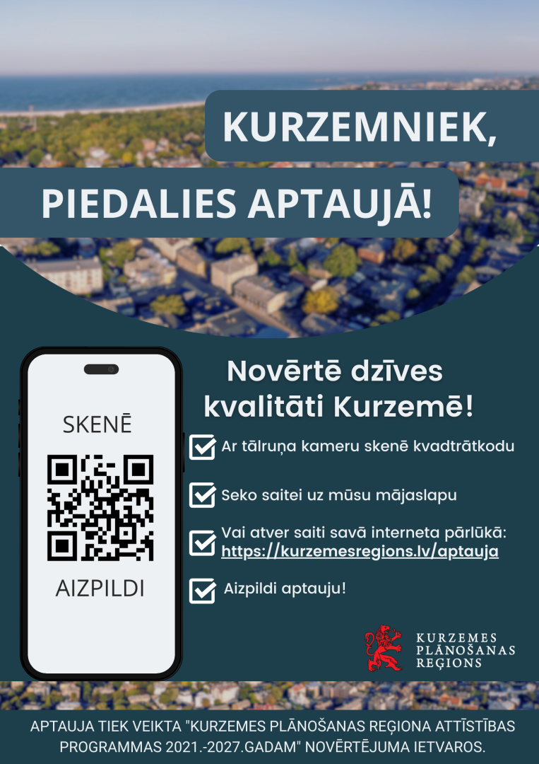 Aicinājums aizpildīt aptauju