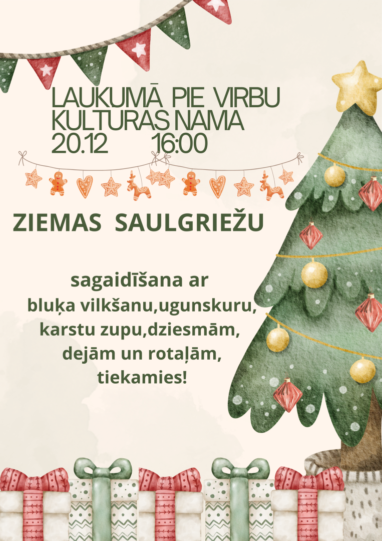 Ziemas saulgriežu sagaidīšanas afiša