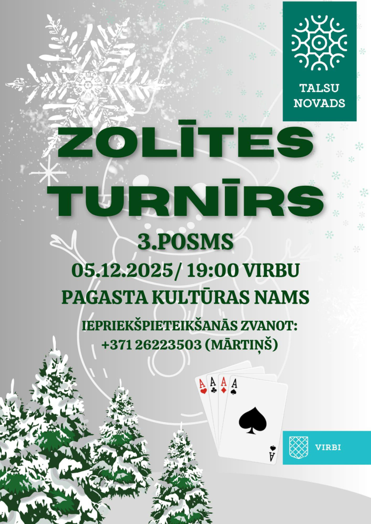 Zolītes turnīra afiša