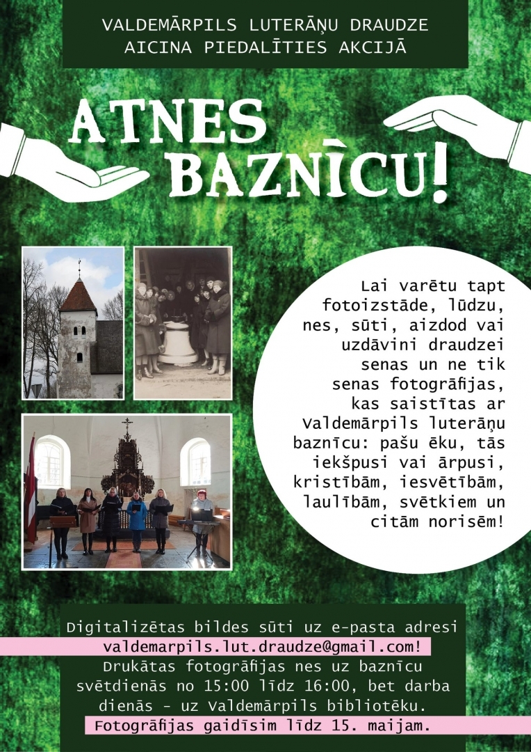 Foto akcija "Atnes baznīcu"