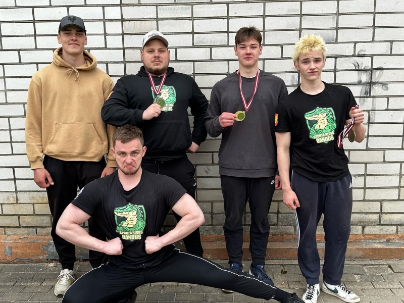 Sporta kluba "Dandijs" sportisti