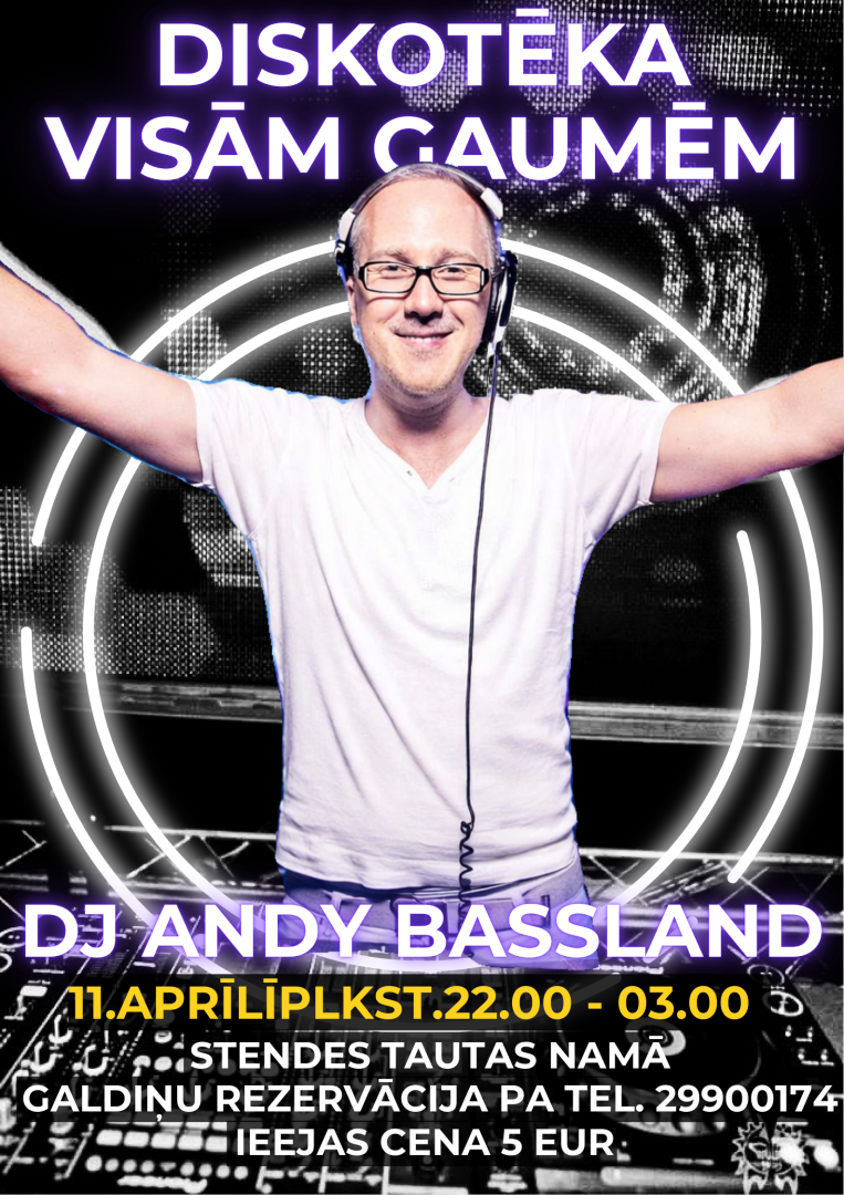 Stendes diskotēkas afiša