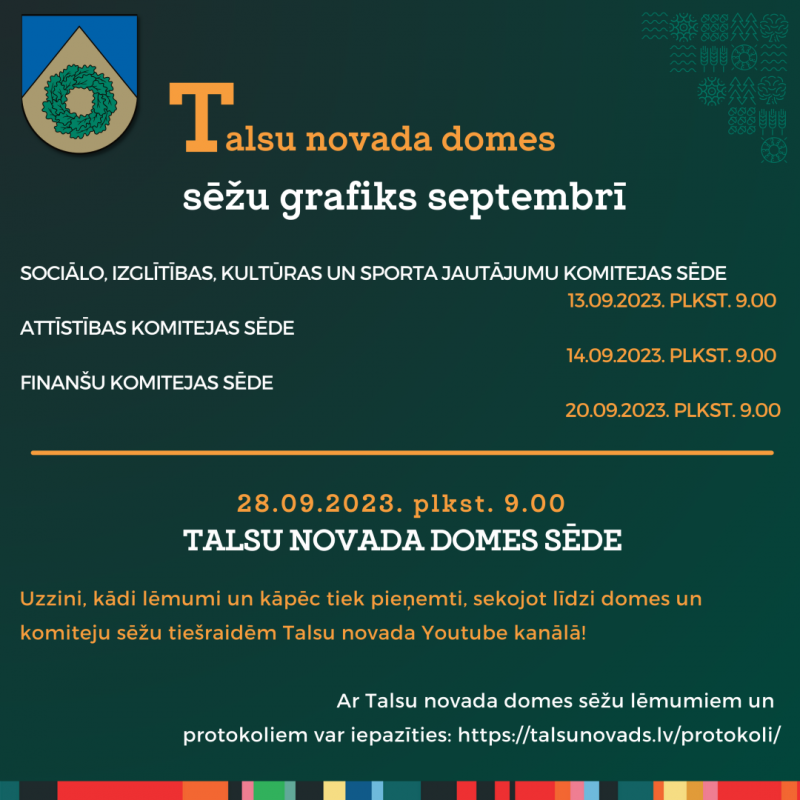 Domes darba grafiks