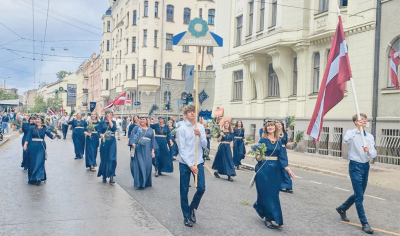 Talsu novada dalībnieki Dziesmu un deju svētkos
