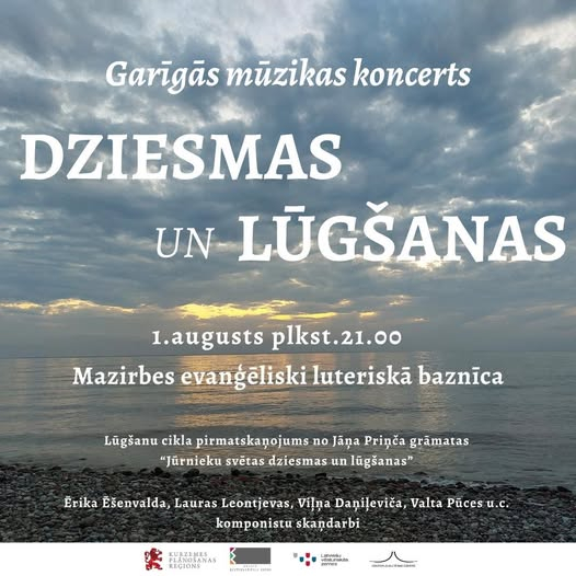 Garīgās mūzikas koncerts „Dziesmas un lūgšanas” Mazirbes baznīcā atklās Lībiešu svētkus