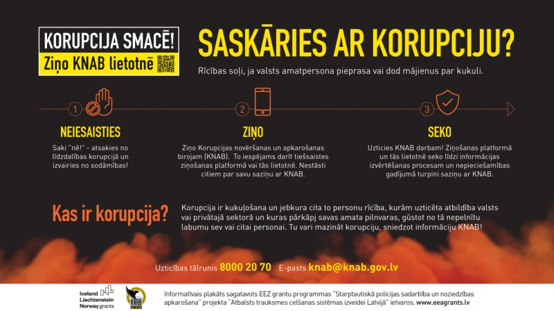 Korupcijas baneris