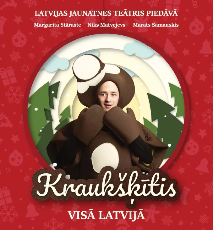 Latvijas Jaunatnes teātra izrāde – Margaritas Stārastes, Nika Matvejeva – „Kraukšķītis”