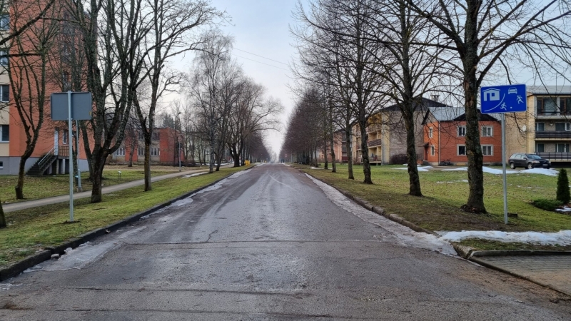 Ceļazīme „Dzīvojamā zona” Laidzē