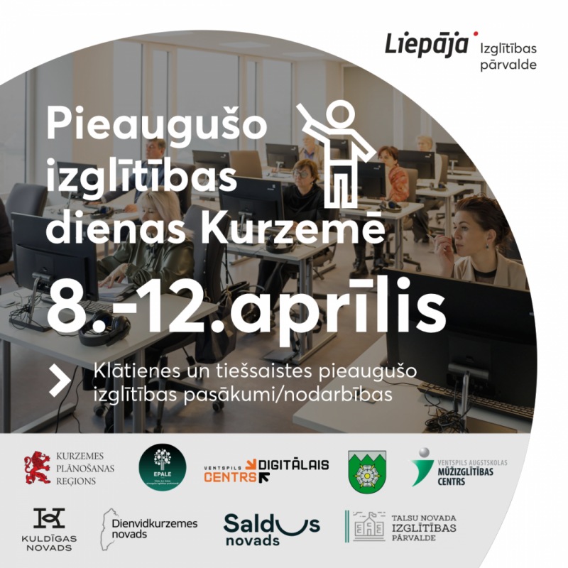 Pieaugušo izglītības dienas Kurzemē