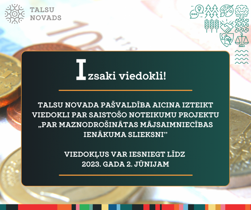 Par maznodrošinātas mājsaimniecības ienākuma slieksni