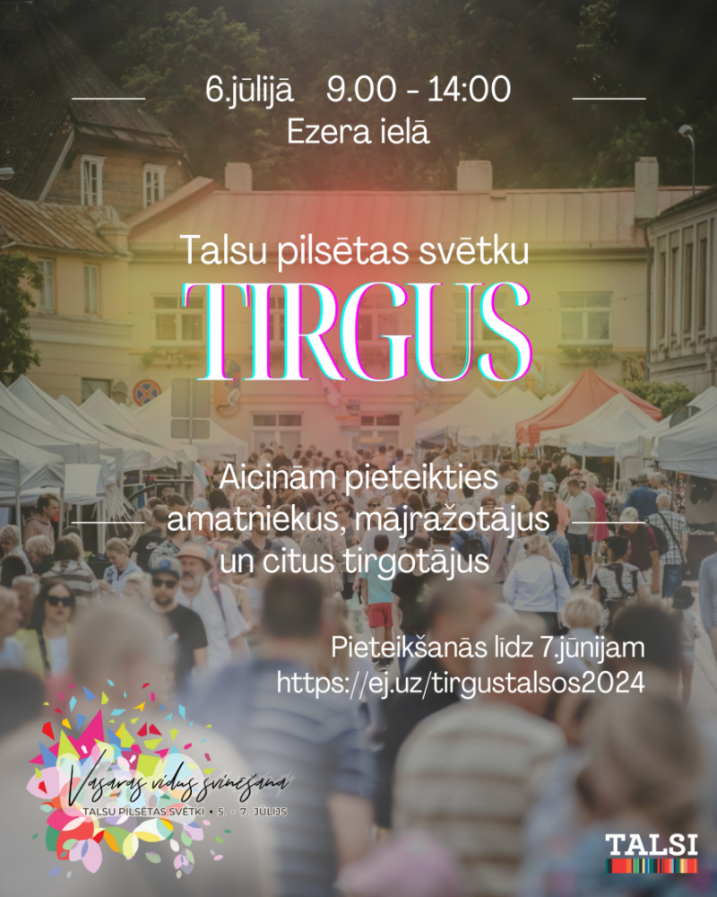 Pieteikšanās tirgum 6. jūlijā