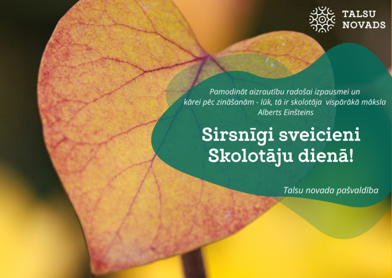 Skolotāju dienas sveiciens