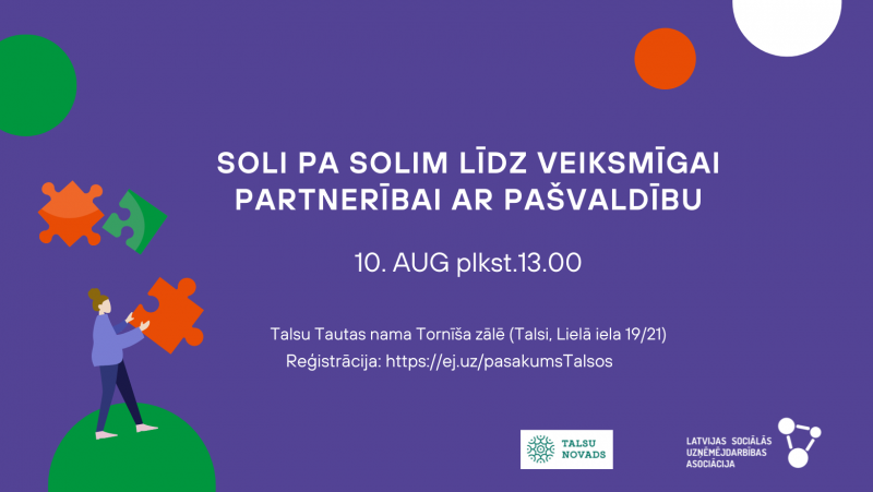 Soli pa solim līdz veiksmīgai partnerībai