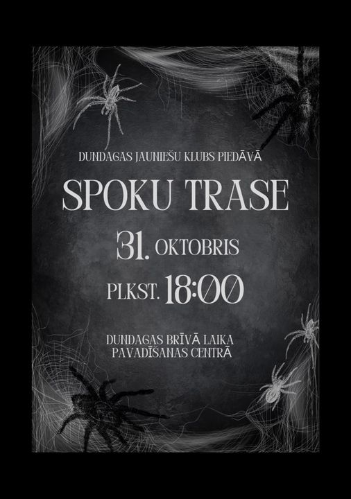 Spoku trase Dundagā
