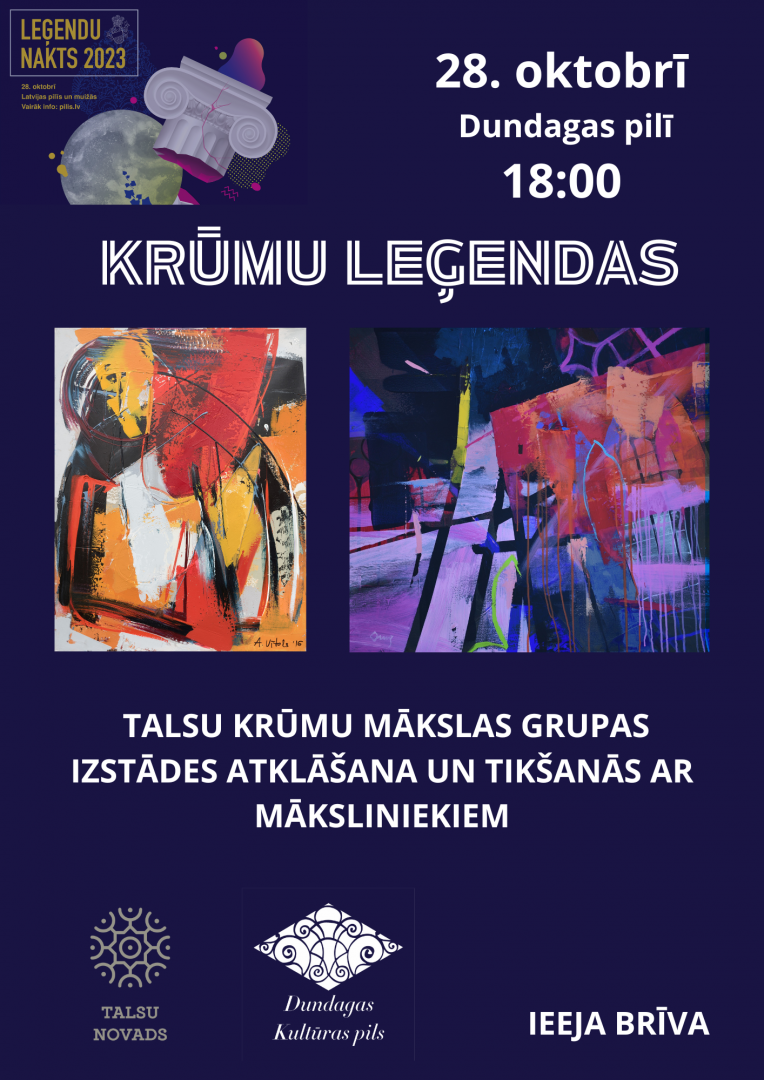 Talsu krūmu mākslas grupas izstādes atklāšana un tikšanās ar māksliniekiem