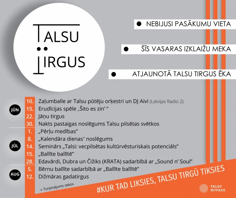Talsu tirgus afiša