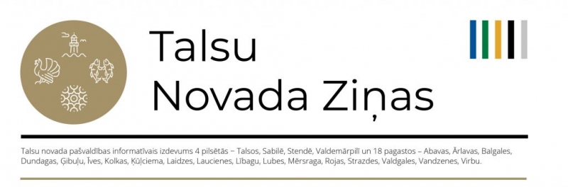 „Talsu Novada Ziņas” logo