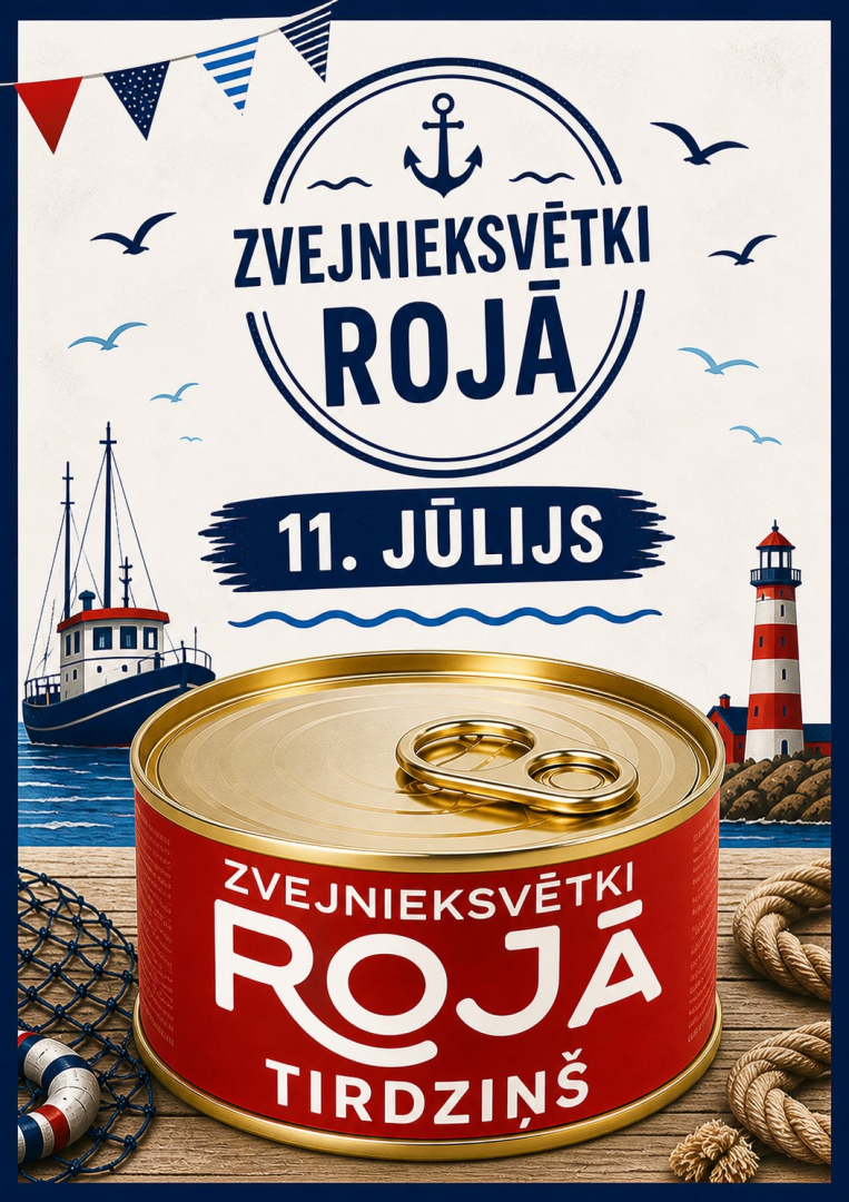 Tirdziņa Rojā afiša