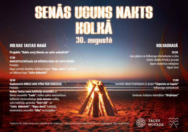 Senās uguns nakts – kultūras mantojuma zīme Baltijas jūras krastā