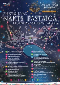 Nakts pastaiga Leģendas satiekas Talsos