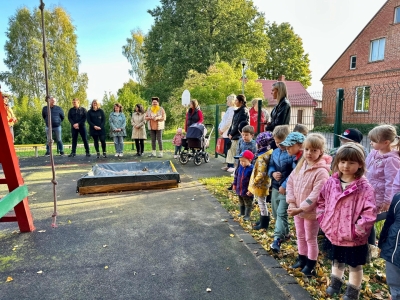 Dursupes bērnudārza nojumes atklāšana