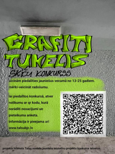 Grafiti skiču konkurss „Grafiti tunelis”