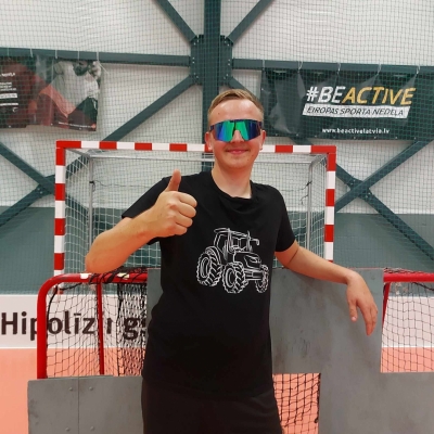 Mērsraga florbola meistarsacīkšu rezultatīvākais spēlētājs