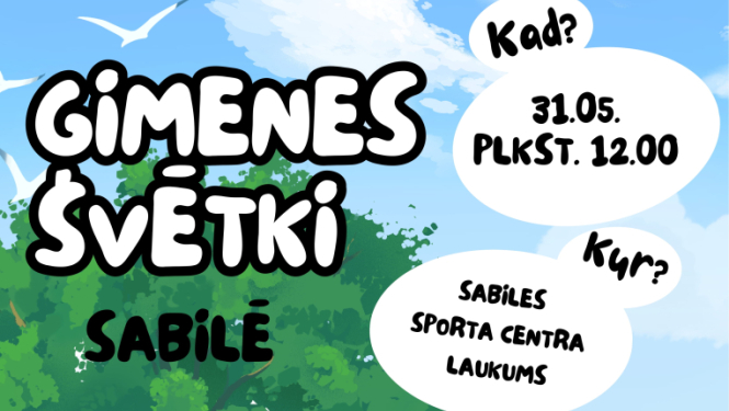 Ģimenes dienas Sabilē afiša