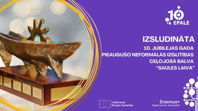 Izsludināta pieaugušo neformālās izglītības ceļojošā balva „​​​​​​​Saules laiva”