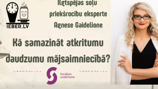 Pieaugušo izglītības dienās Talsos notika nodarbība Talsu novada iedzīvotājiem „Kā samazināt atkritumu daudzumu mājsaimniecībā?”