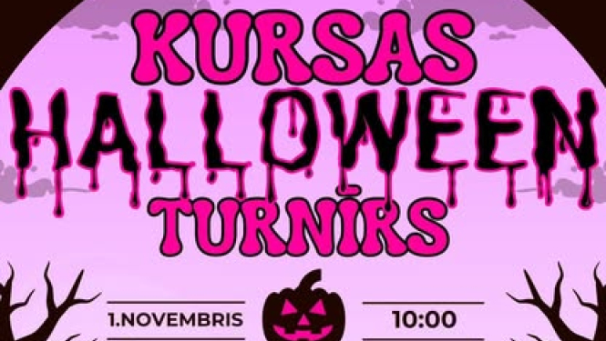 Kursas Halloween turnīra afiša