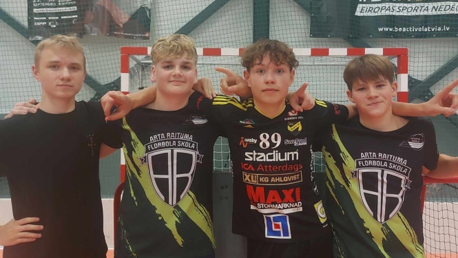 Mērsraga meistarsacīkšu florbolā 9. posma uzvarētāji