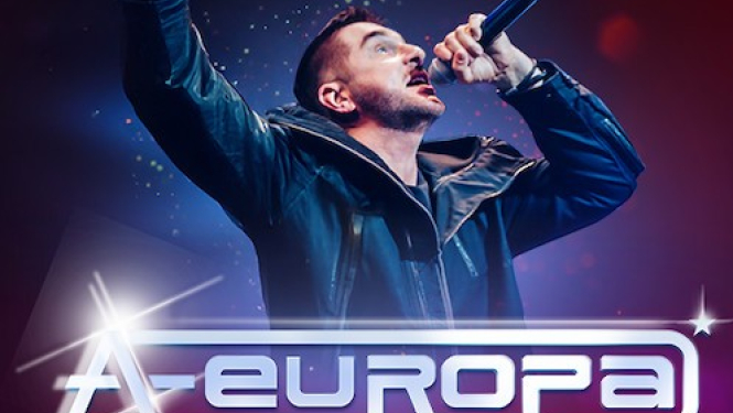A-Eiropas koncerta afiša