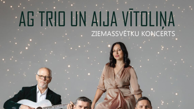 AG trio un Aijas Vītoliņas koncerta afiša