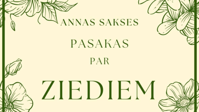 Annas Sakses pasakas par ziediem afiša